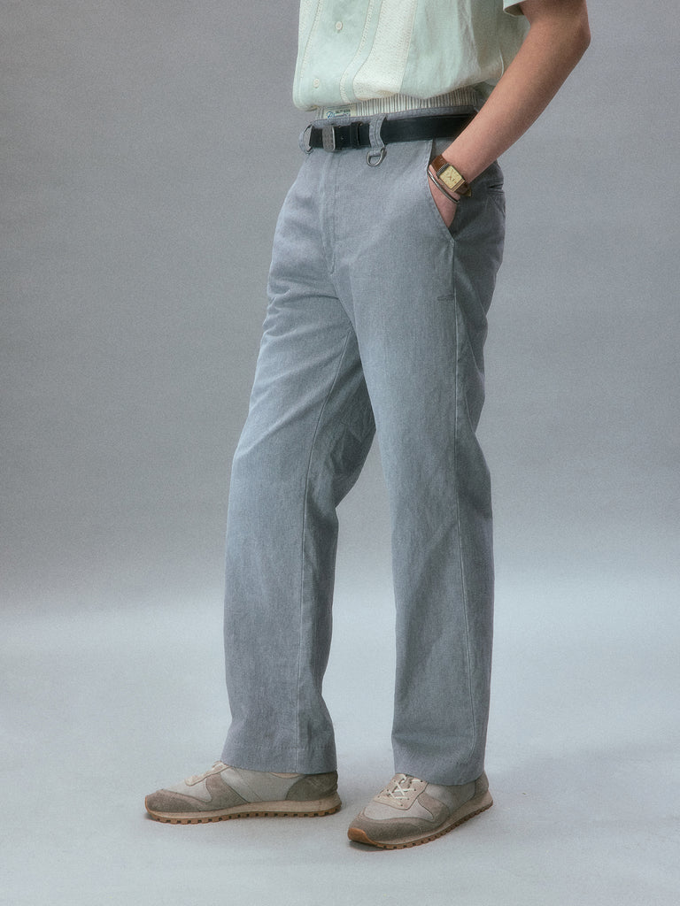 90’s Clean-Cut Slim Straight Casual Chinos