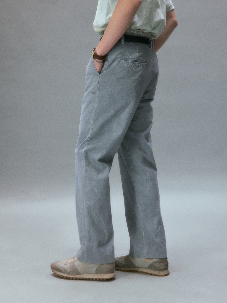 90’s Clean-Cut Slim Straight Casual Chinos