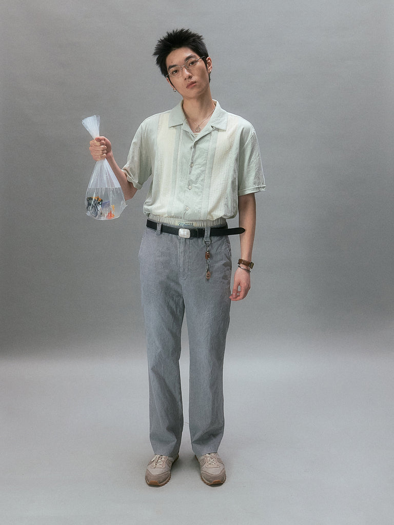 90’s Clean-Cut Slim Straight Casual Chinos