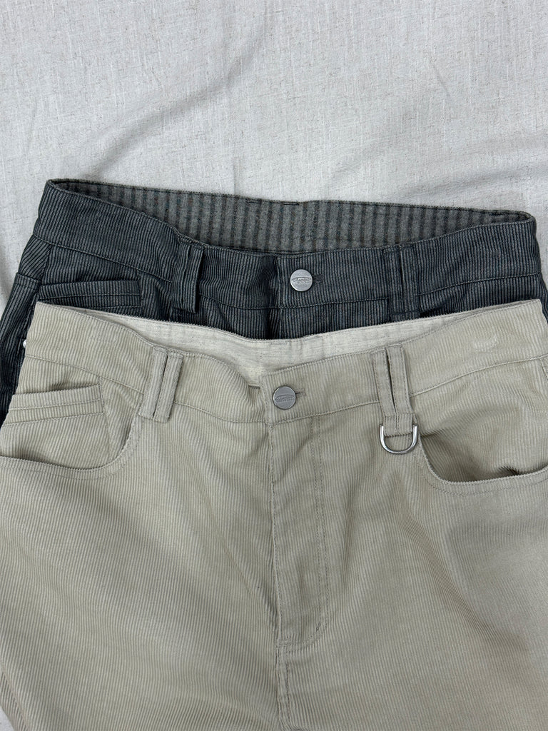 Showa Slim Straight Faded Corduroy Pants