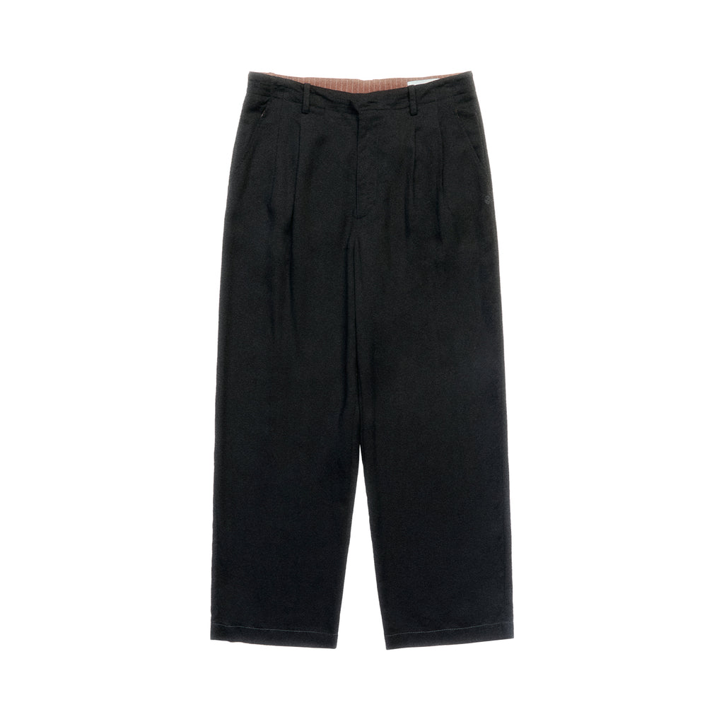 Shibuya Midnight Subtle Pattern Relaxed Straight Leg Trousers