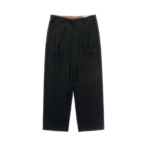 Shibuya Midnight Subtle Pattern Relaxed Straight Leg Trousers