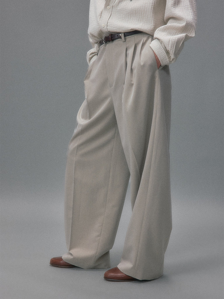 Kasei Yōfuku Showa Oversized Straight Leg Trousers
