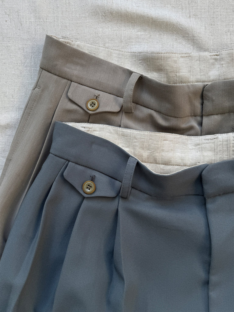 Kasei Yōfuku Showa Oversized Straight Leg Trousers
