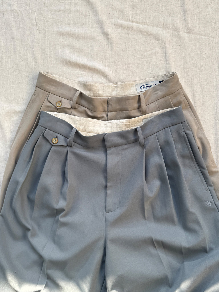 Kasei Yōfuku Showa Oversized Straight Leg Trousers