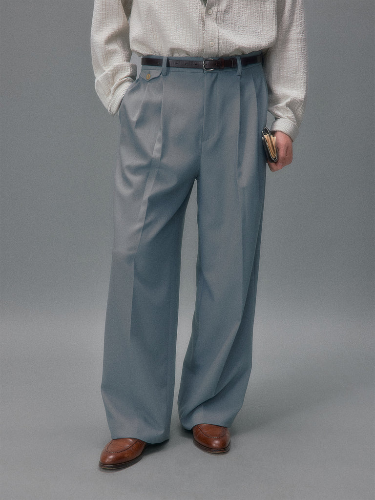 Kasei Yōfuku Showa Oversized Straight Leg Trousers