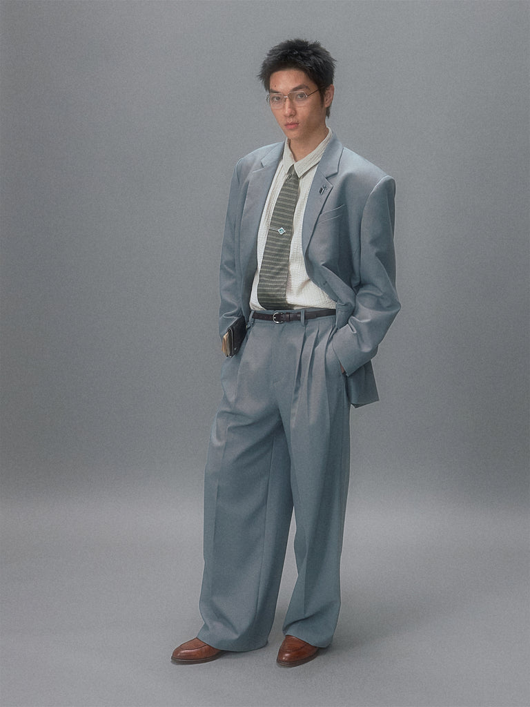 Kasei Yōfuku Showa Oversized Straight Leg Trousers