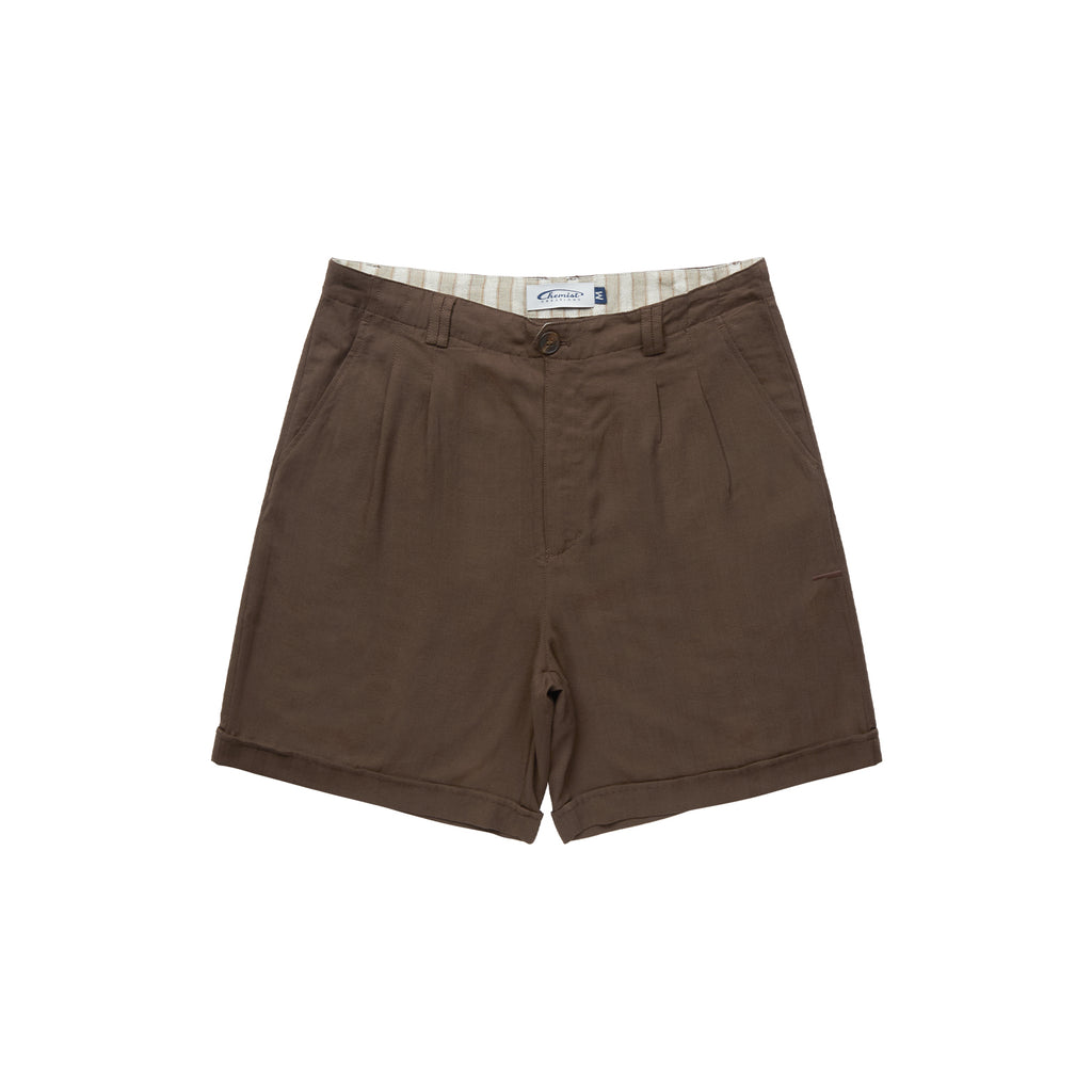 Kamogawa Picnic Vintage Texture Tailored Shorts