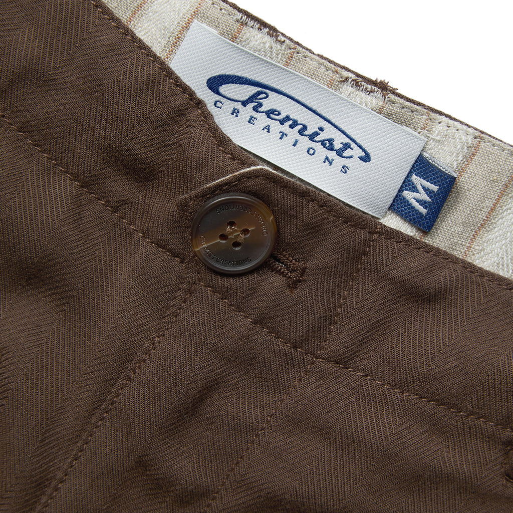 Kamogawa Picnic Vintage Texture Tailored Shorts