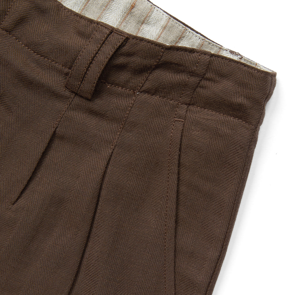 Kamogawa Picnic Vintage Texture Tailored Shorts