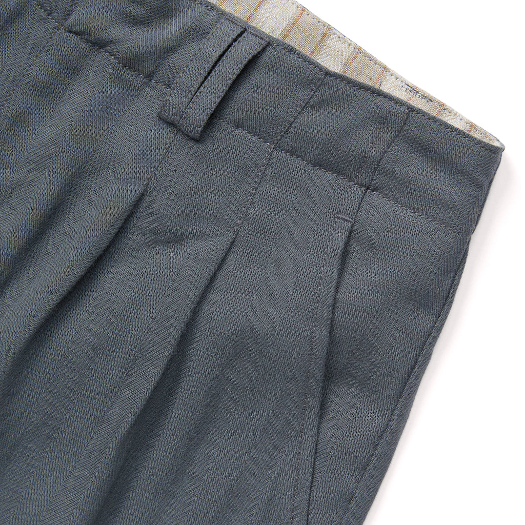 Kamogawa Picnic Vintage Texture Tailored Shorts