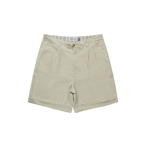 Kamogawa Picnic Vintage Texture Tailored Shorts