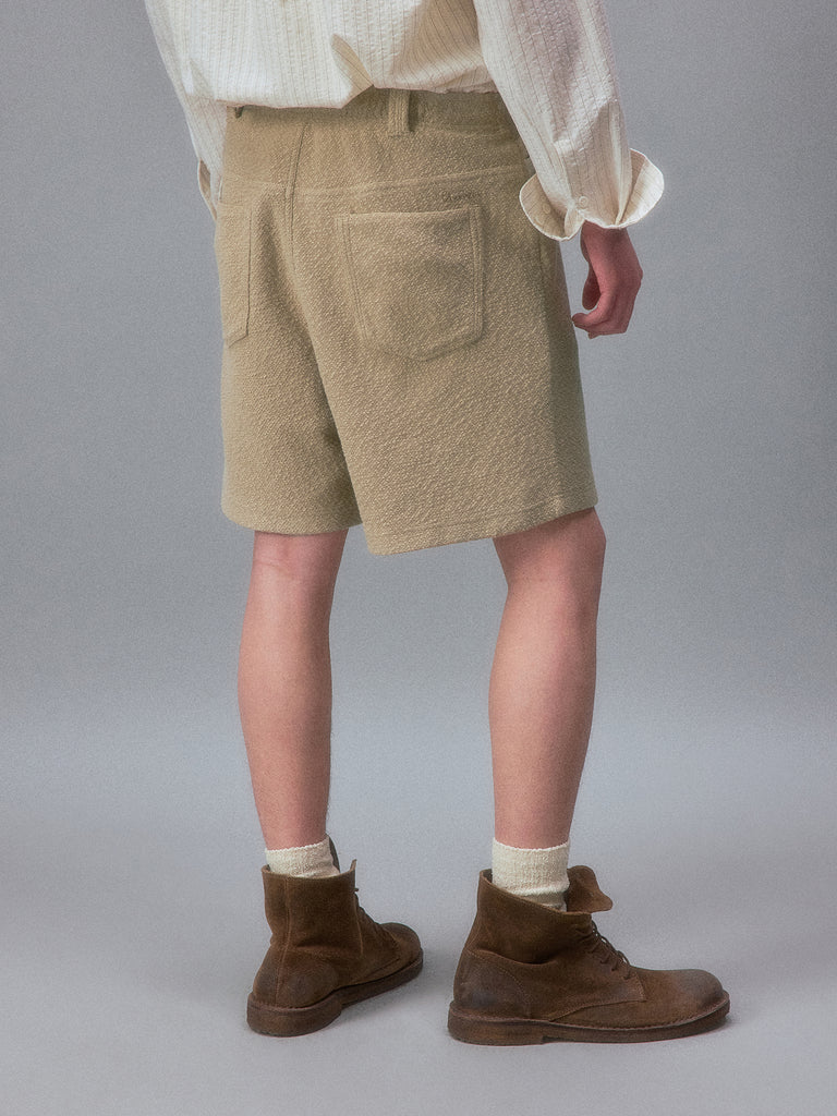 Okinawa Beach House Textured Pilled Shorts