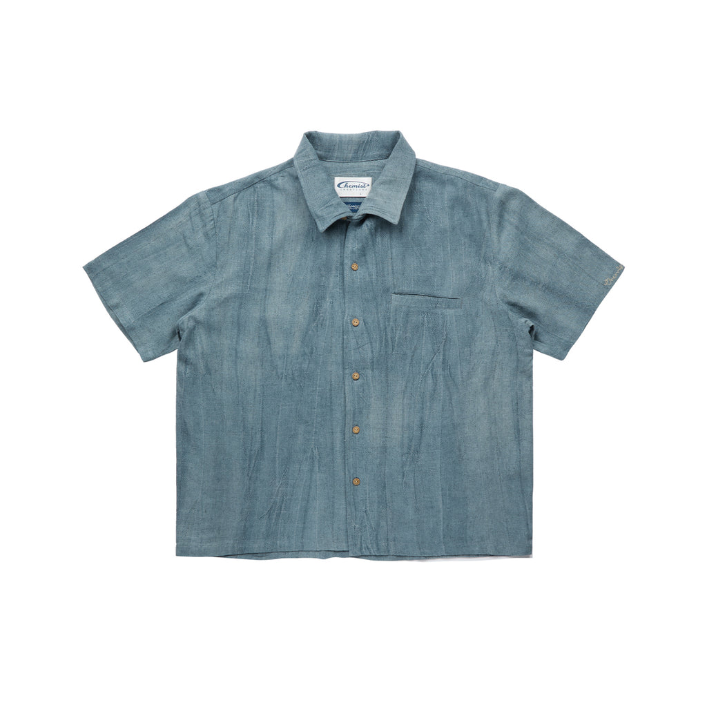 70's Manta Ray Collar Plant-Dyed Short-Sleeve Shirt