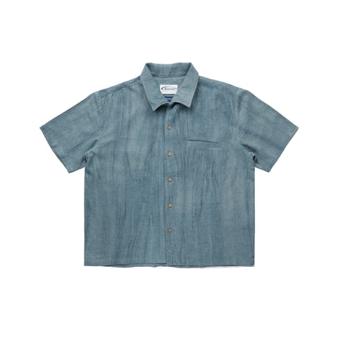 70's Manta Ray Collar Plant-Dyed Short-Sleeve Shirt