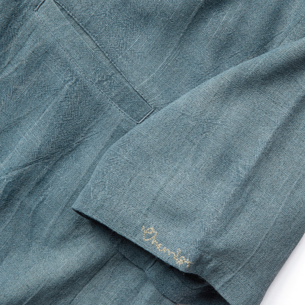 70's Manta Ray Collar Plant-Dyed Short-Sleeve Shirt