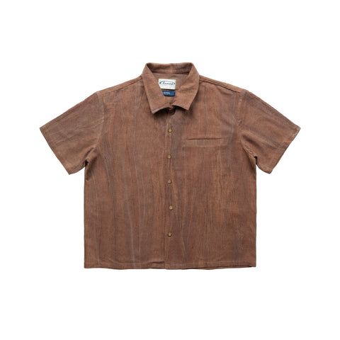 70's Manta Ray Collar Plant-Dyed Short-Sleeve Shirt