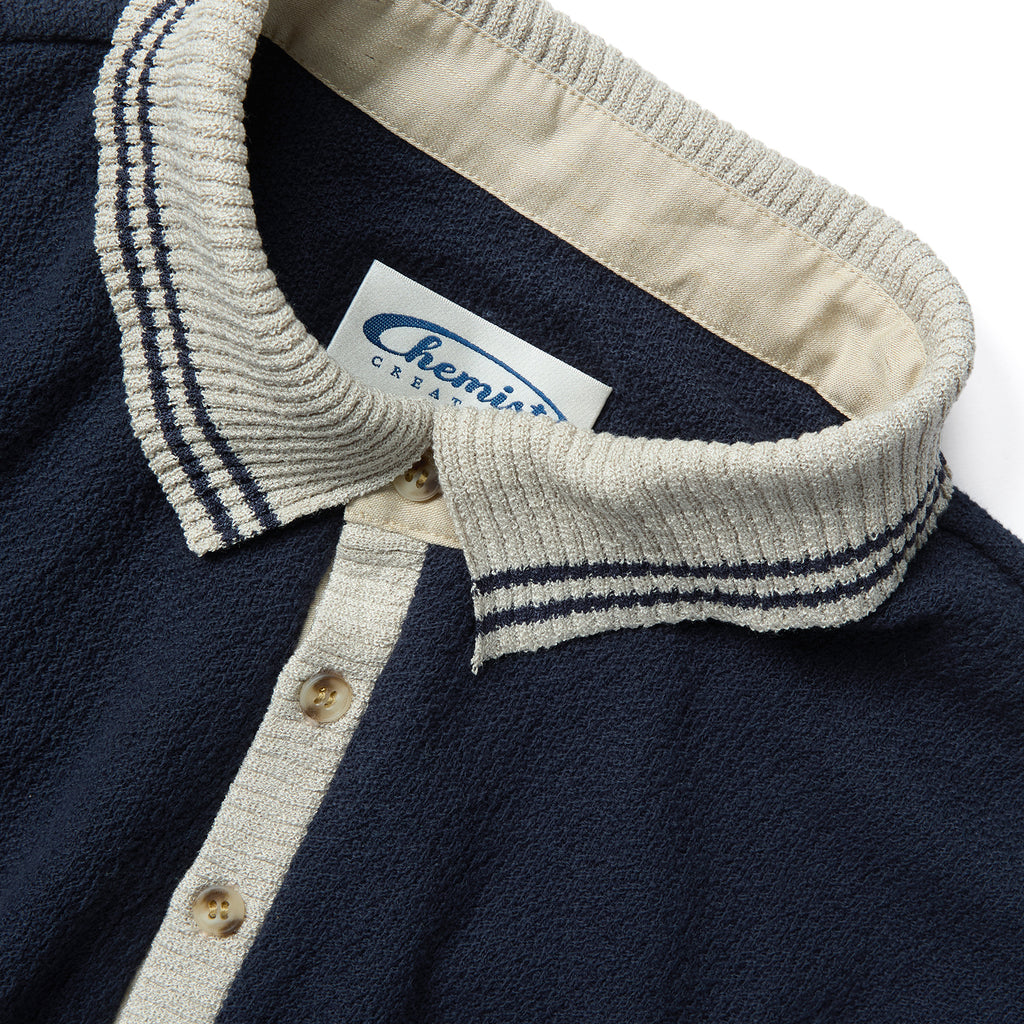 90’s Vintage Jacquard Knit Polo