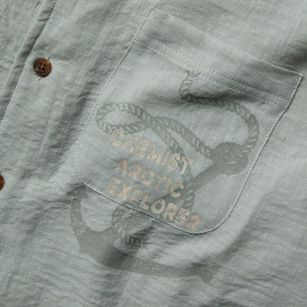 "Arctic Explorer"" Manta Ray Collar Short-Sleeved Shirt"
