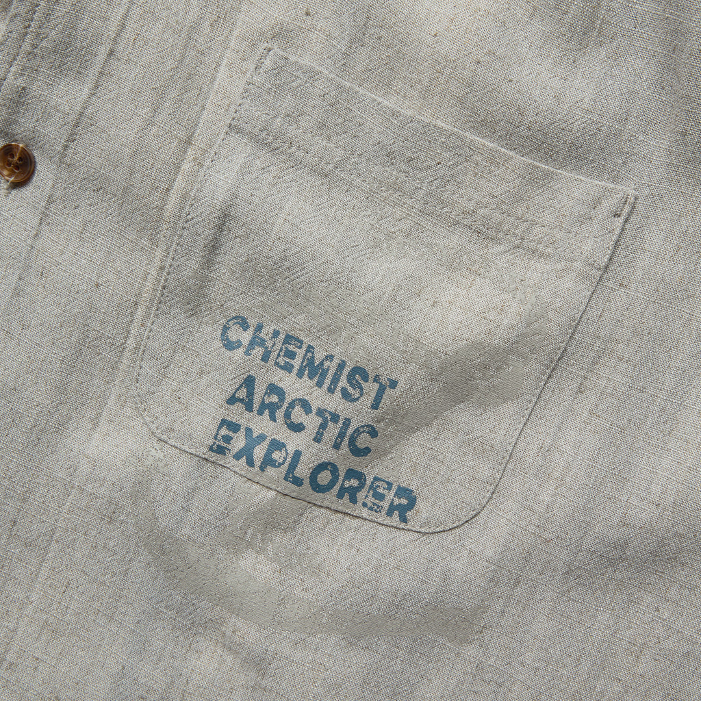 "Arctic Explorer"" Manta Ray Collar Short-Sleeved Shirt"