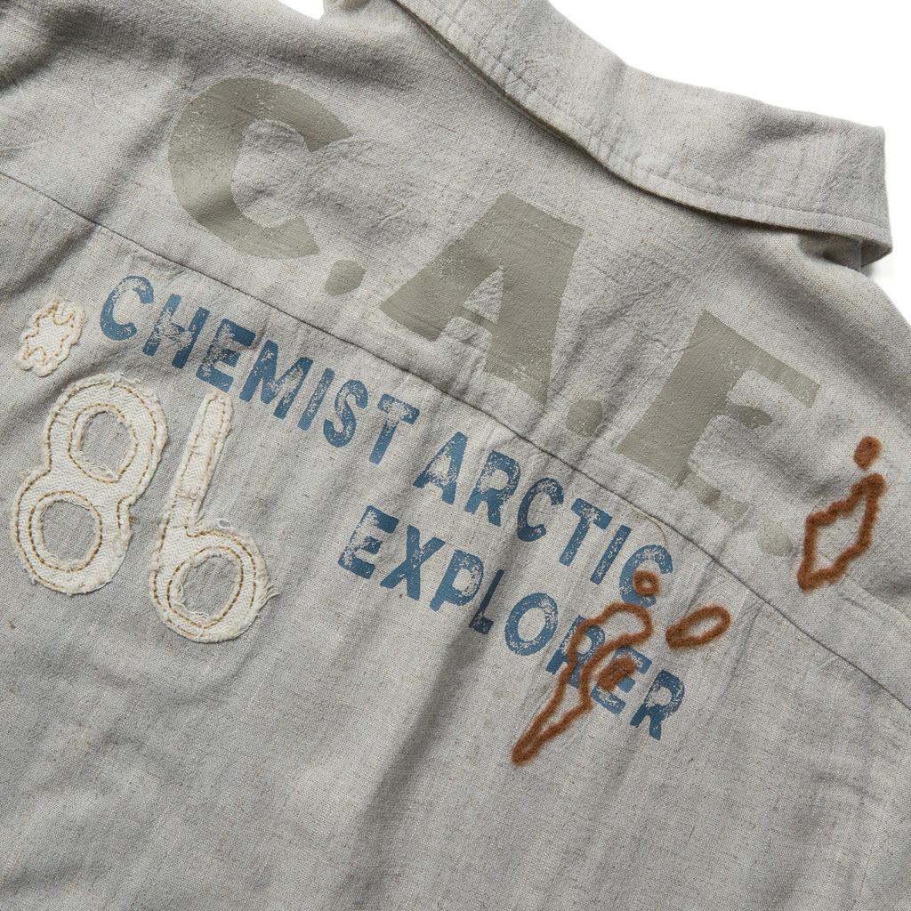 "Arctic Explorer"" Manta Ray Collar Short-Sleeved Shirt"