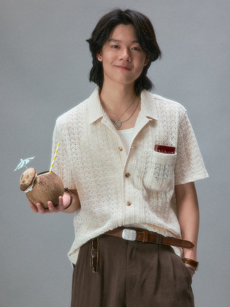 Beach Boys Mesh Textured Shirt