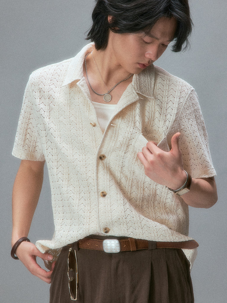 Beach Boys Mesh Textured Shirt