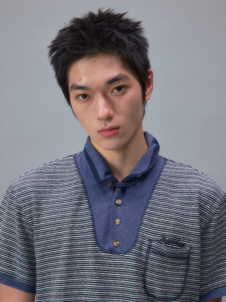 Long Vacation Sena Striped Polo