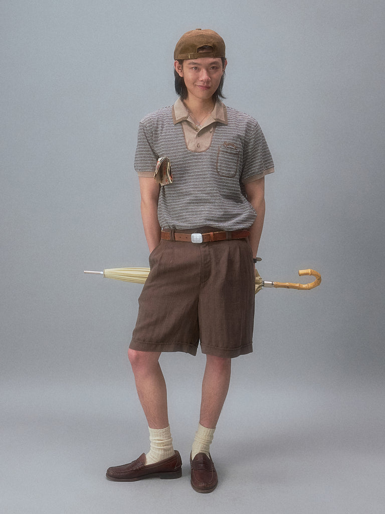 Long Vacation Sena Striped Polo