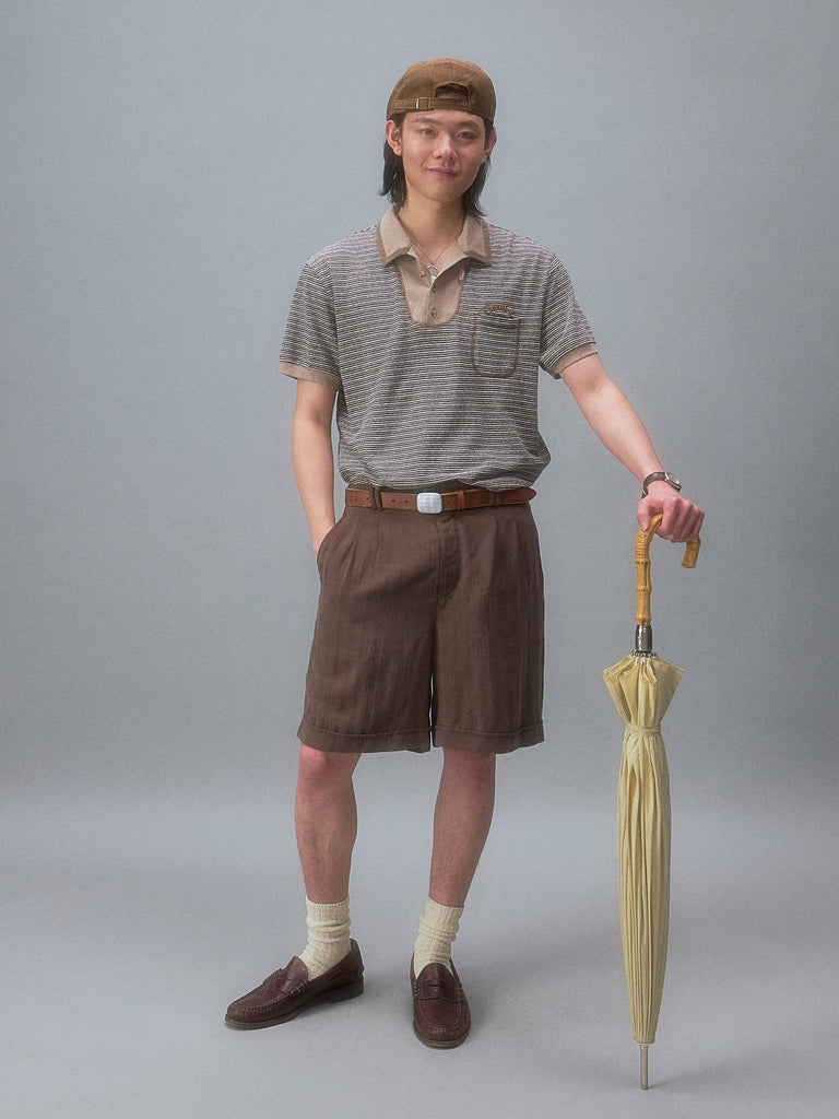 Long Vacation Sena Striped Polo