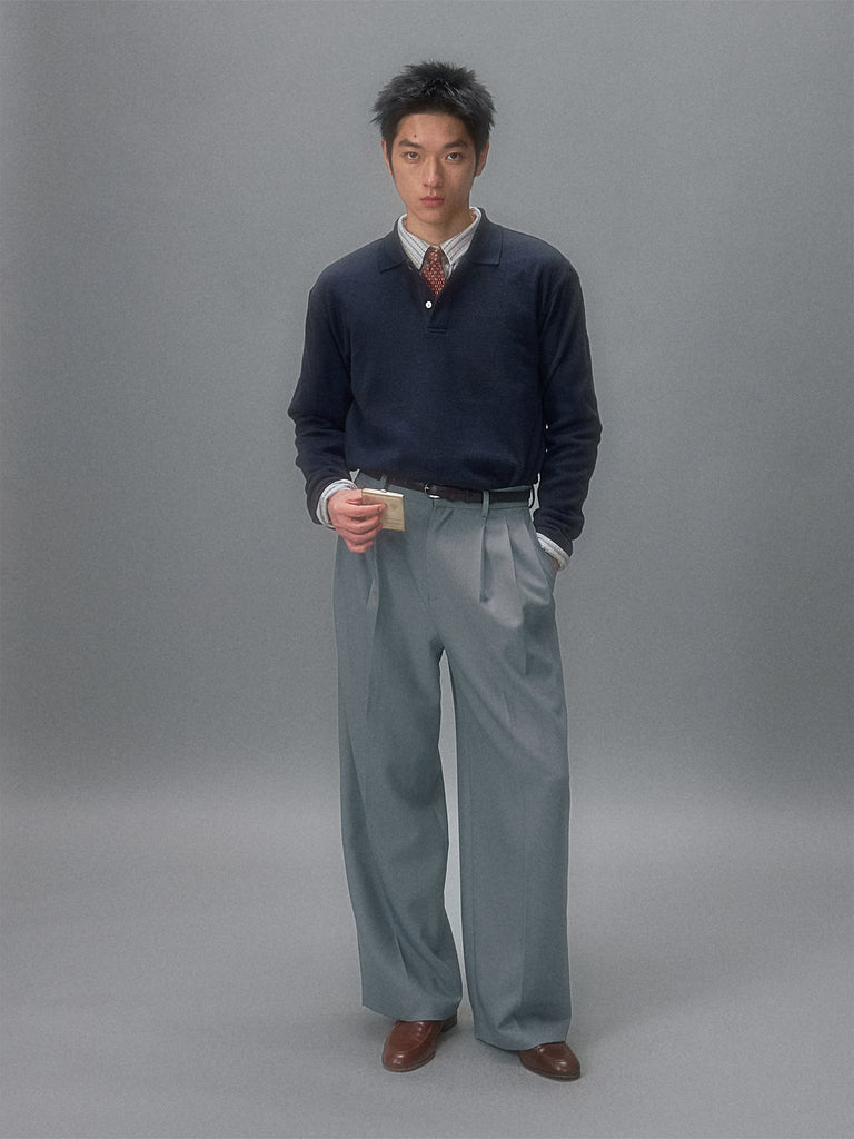 Showa Railway Soft Brushed Ribbed Polo