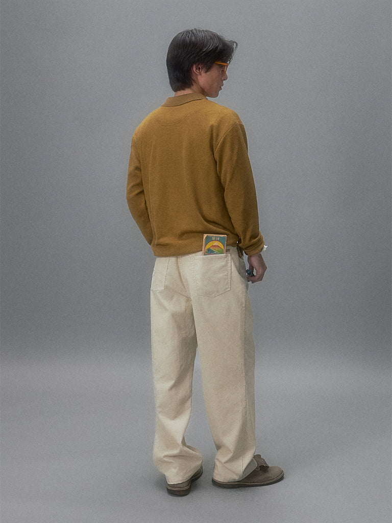Showa Railway Soft Brushed Ribbed Polo