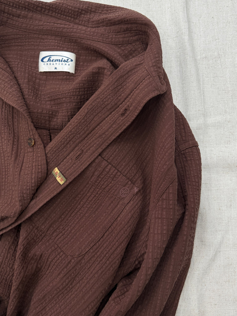 Amber Saturday Textured Striped Shirt