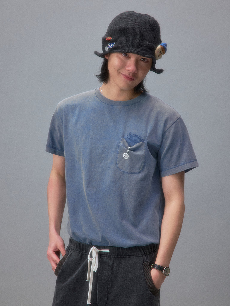 Vintage Slim Fit Pocket T-Shirt