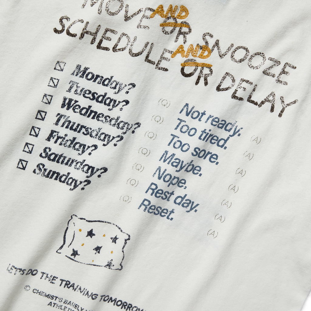 “Chemist's Barely Moving Athletics Club” Daily Routine T-Shirt