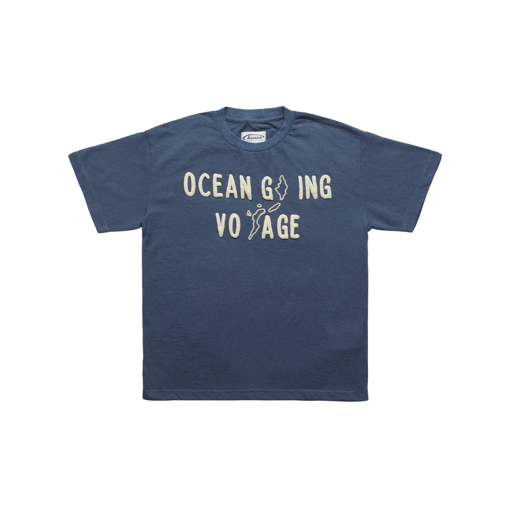 "Arctic Explorer" Sailor Map Wave Slogan T-shirt