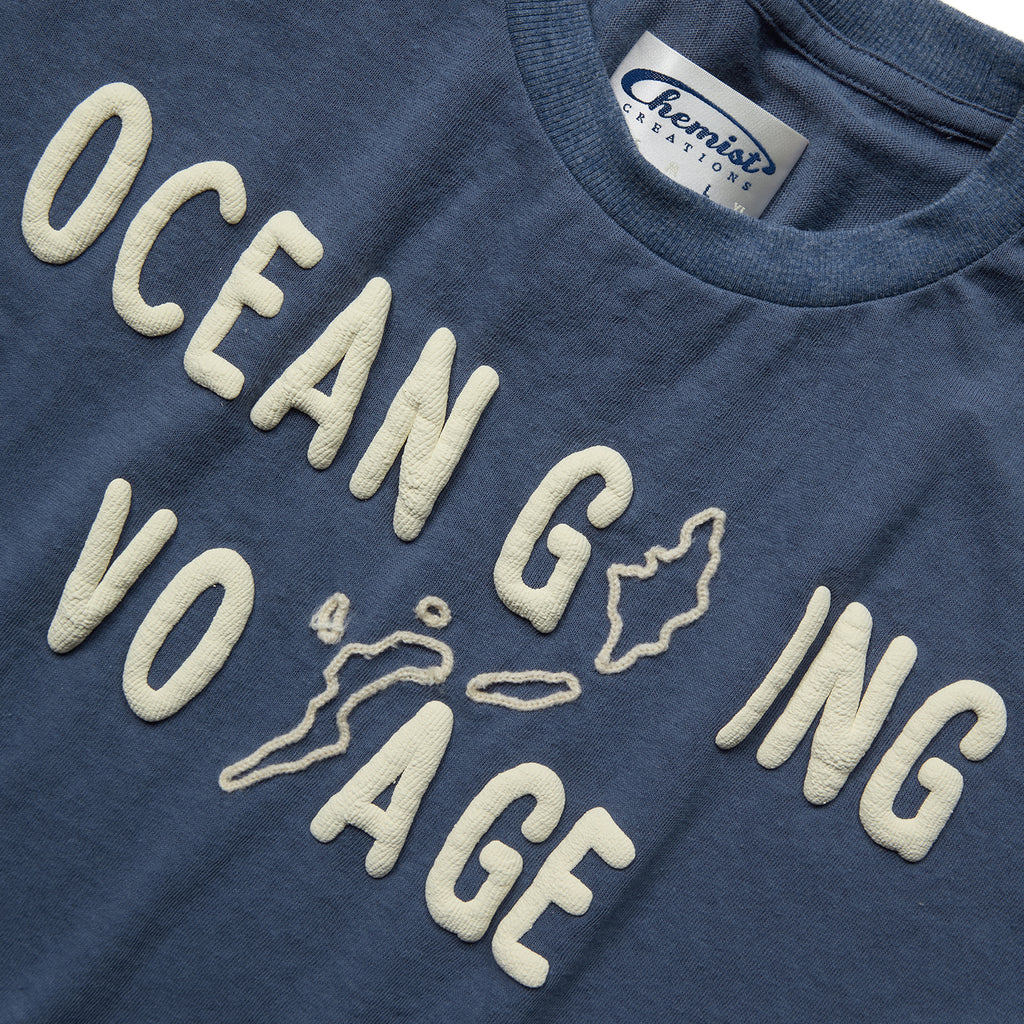 "Arctic Explorer" Sailor Map Wave Slogan T-shirt