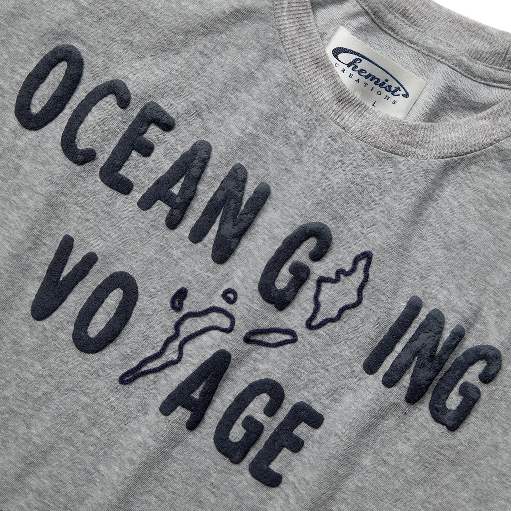 "Arctic Explorer" Sailor Map Wave Slogan T-shirt
