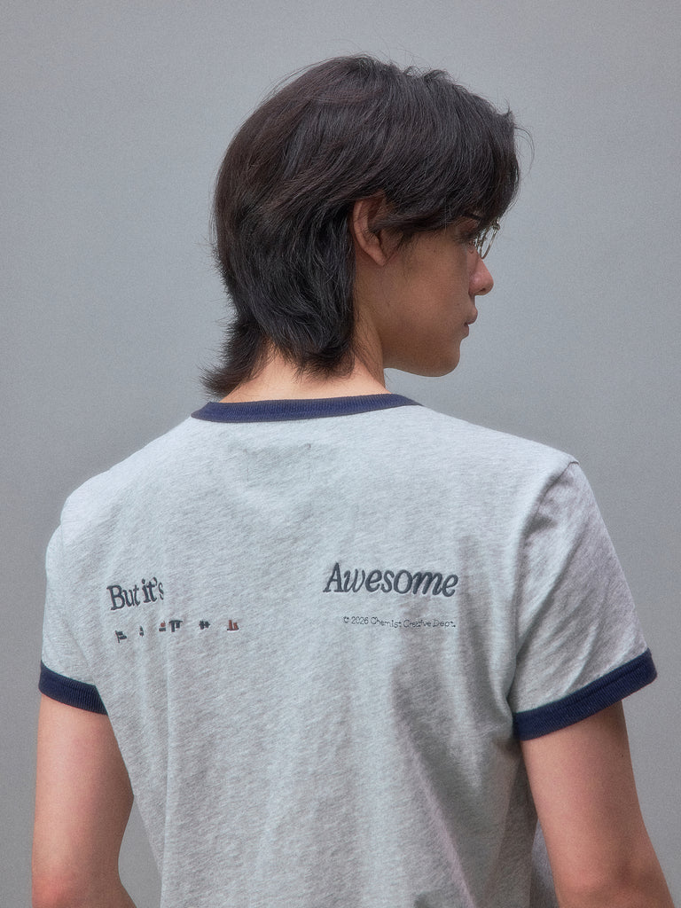 "I Hate Having OCD but It's Awesome" Archive Ringer T-Shirt
