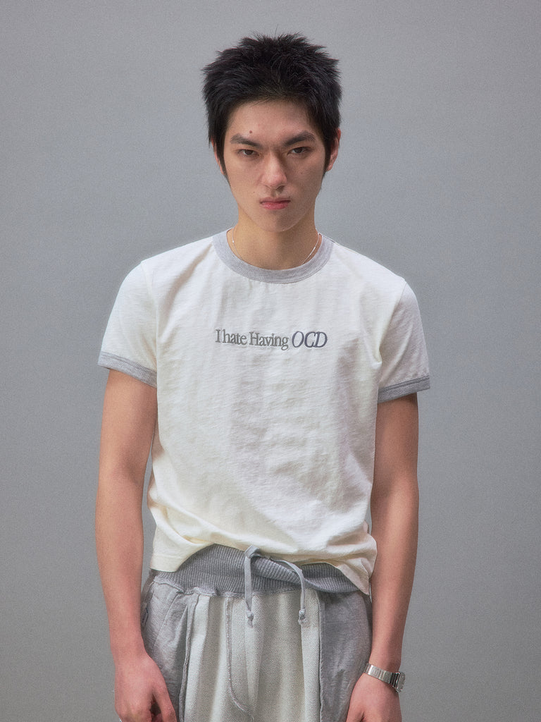 "I Hate Having OCD but It's Awesome" Archive Ringer T-Shirt