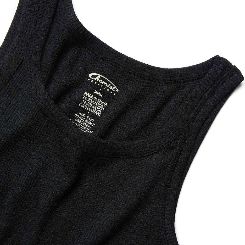 Takuya Kimura's Textured Ribbed Slim Strap Vest