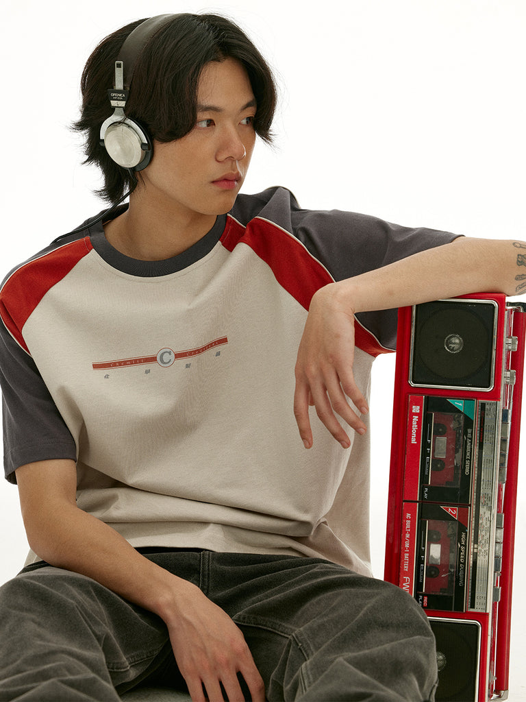 T2_DGY/RED/WHT_TSHIRT_260G