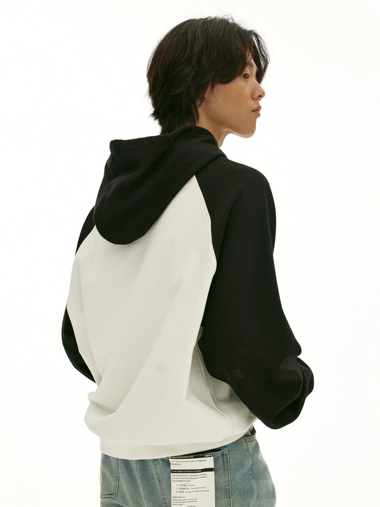 H1_BLK/WHT_HOODIE_400G